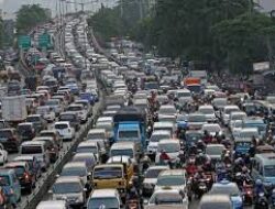 Kemacetan di Medan saat jam sibuk