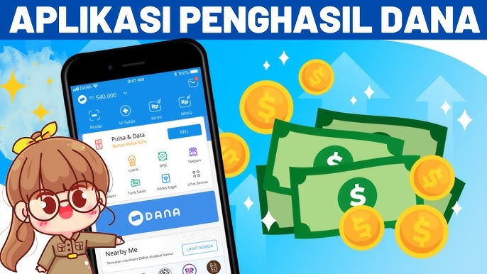Aplikasi penghasil uang terbukti membayar ke rekening dan e-wallet.