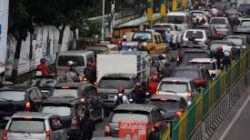 Kemacetan di Medan saat jam sibuk