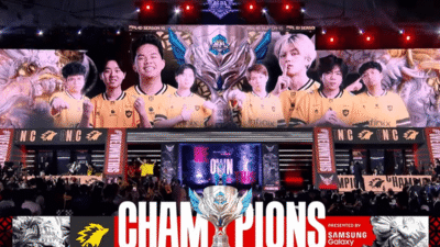 Pertandingan Final MPL Season 15 Onic vs RRQ